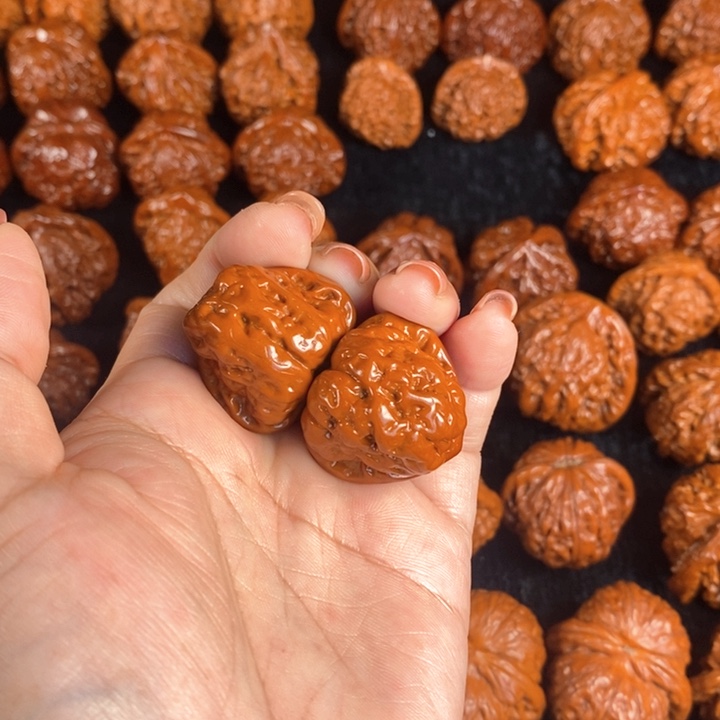 桃核吊坠I*蛤蟆一对5