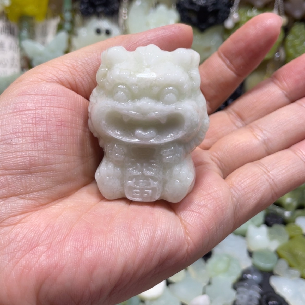 【闪购商品】岫玉颈饰未镶嵌92手把