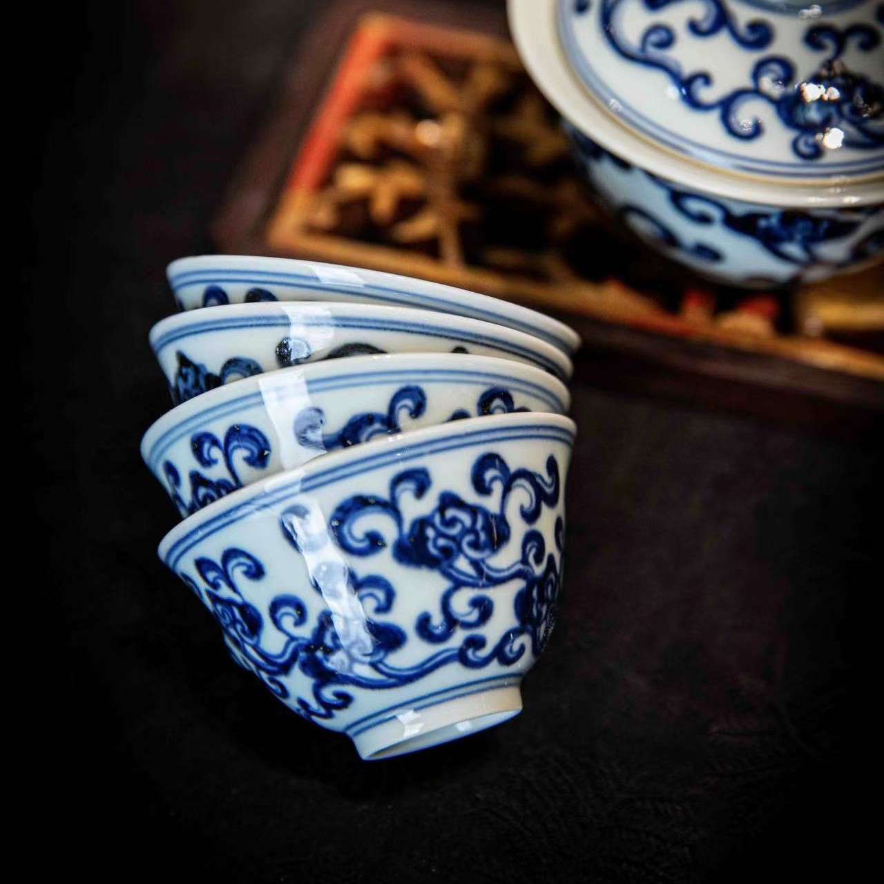 骆深窑-灵芝小杯40cc