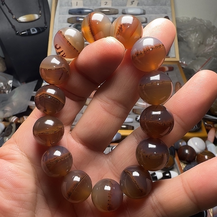 玛瑙/玉髓未镶嵌手串