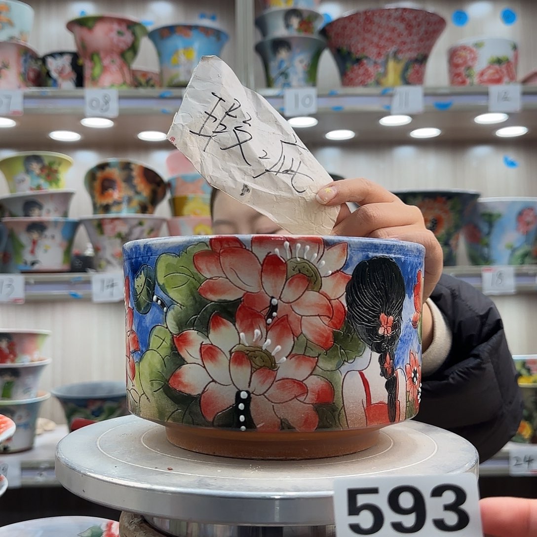 陶摆件瑕疵瑕疵593