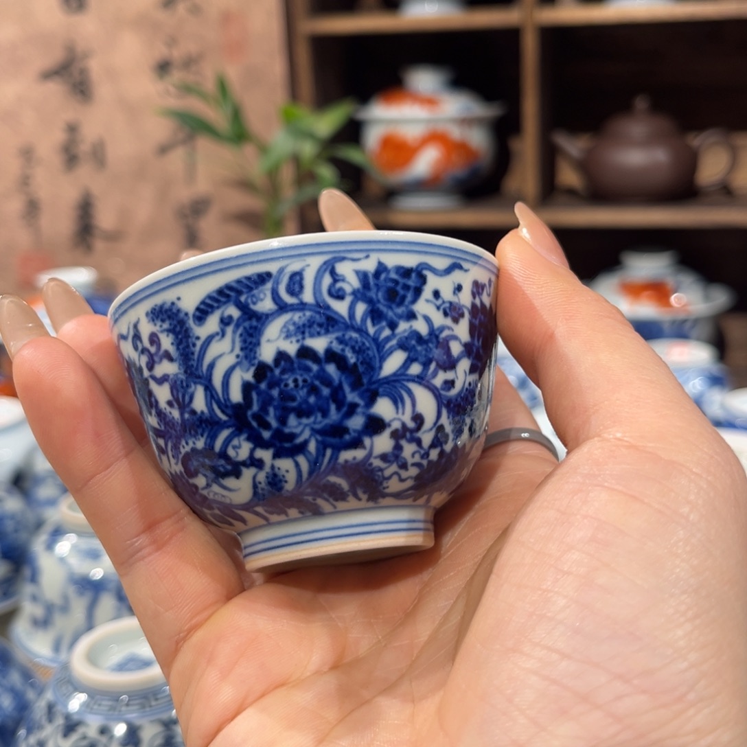 柴窑景德镇陶瓷主人杯