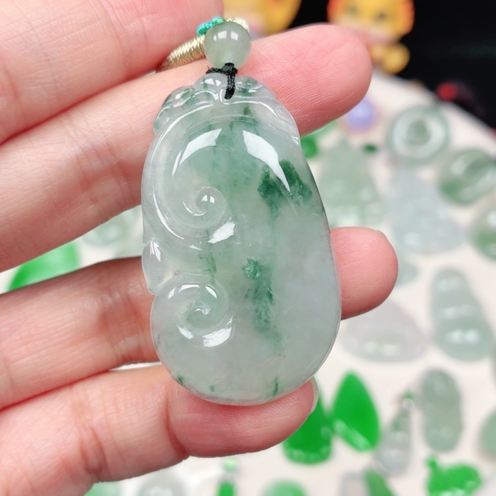 颈饰未镶嵌翡翠缅甸天然A货翡翠