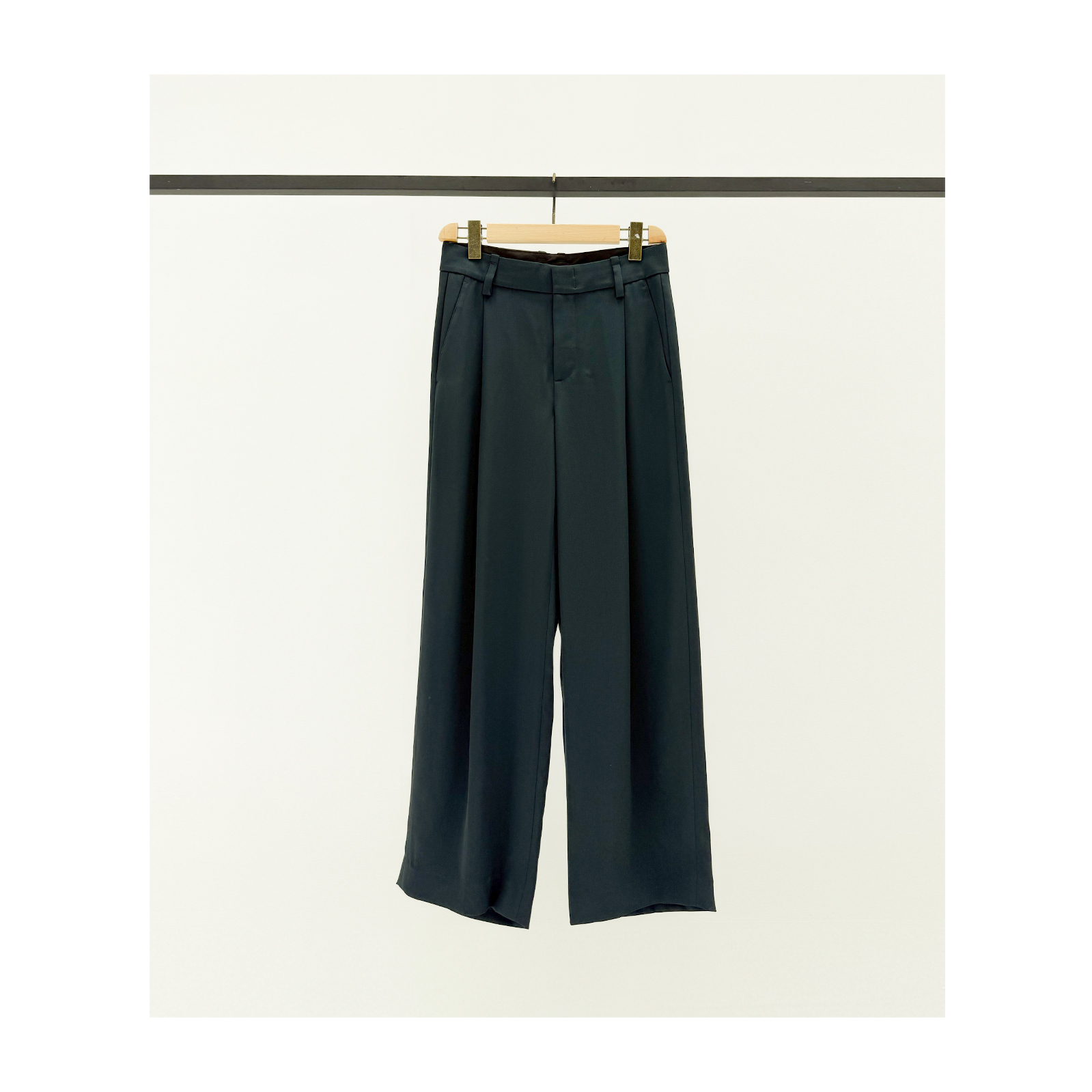 原单非市面货！醋酸直筒阔腿宽松裤R423