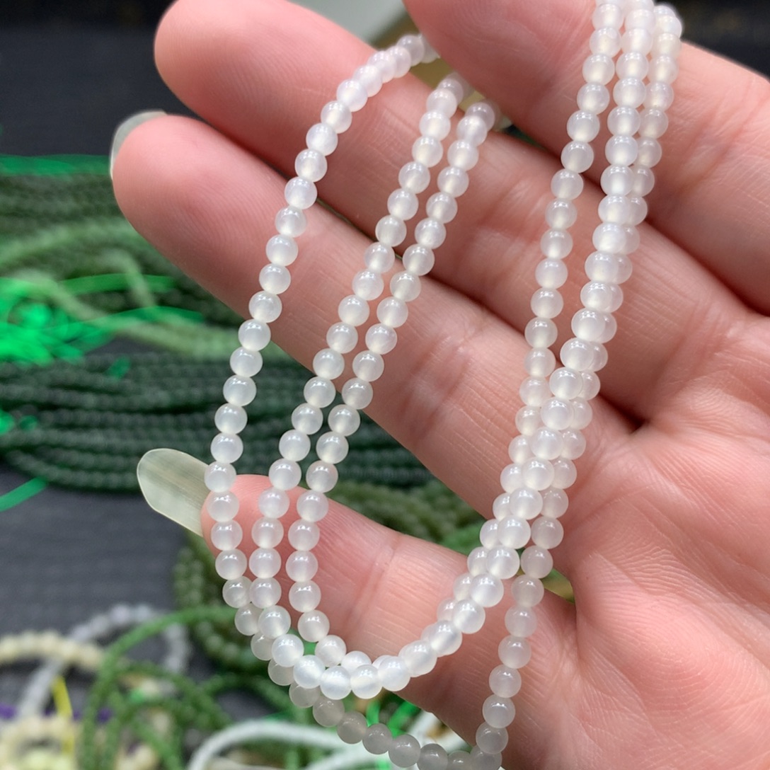 和田玉未镶嵌手链3