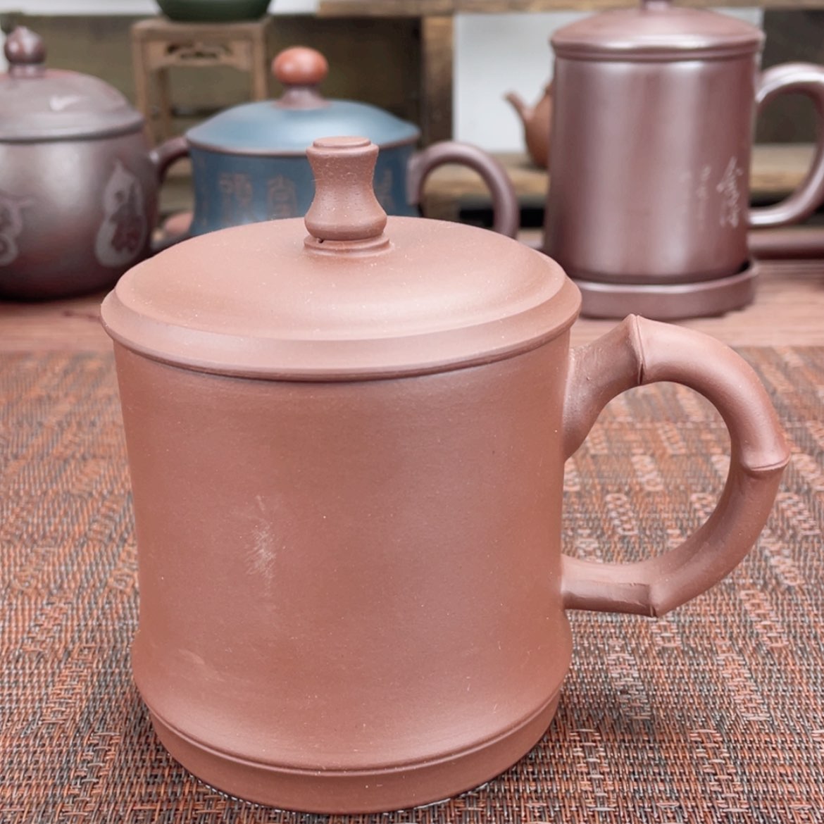 【闪购商品】紫砂茶杯宜兴原矿紫砂盖杯微瑕