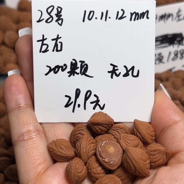 木质类雕刻料肚卡10-11-12 200颗