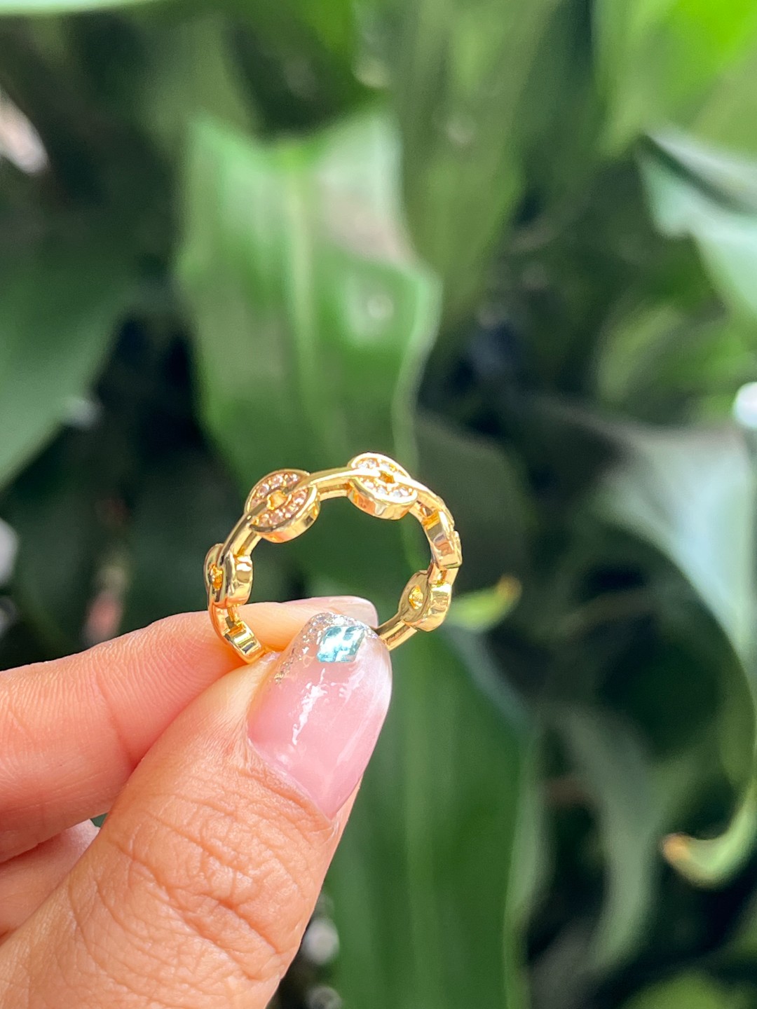 857精工钱币戒指