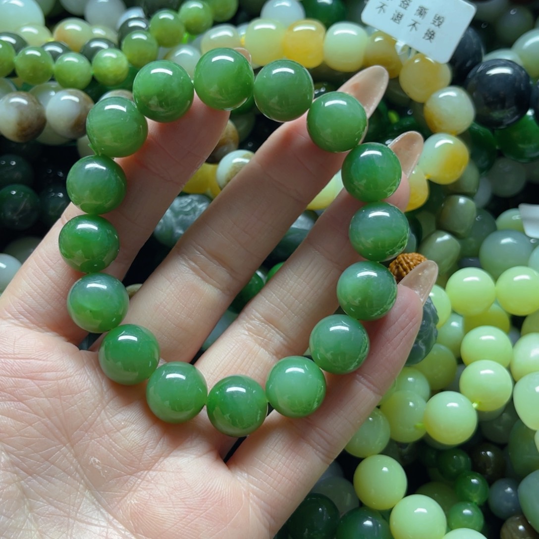 和田玉手串未镶嵌