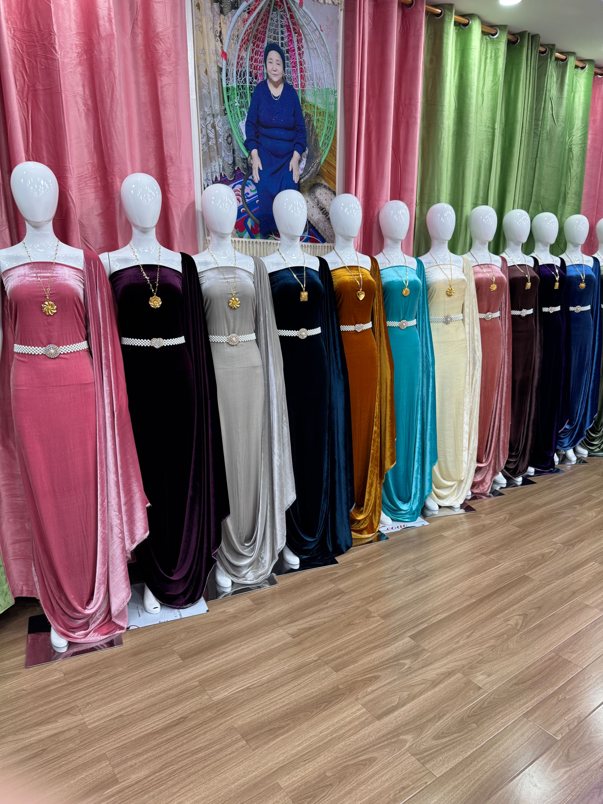 【PARLAMET】D-1柔软纯色丝绒布料سۇجۇ يىپەك دۇخاۋىسى 