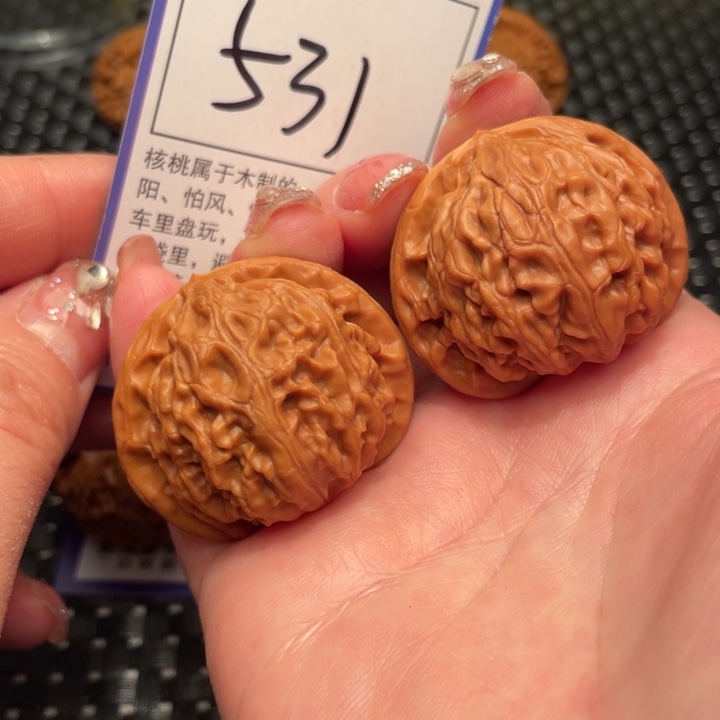 文玩核桃吊坠40宫灯531