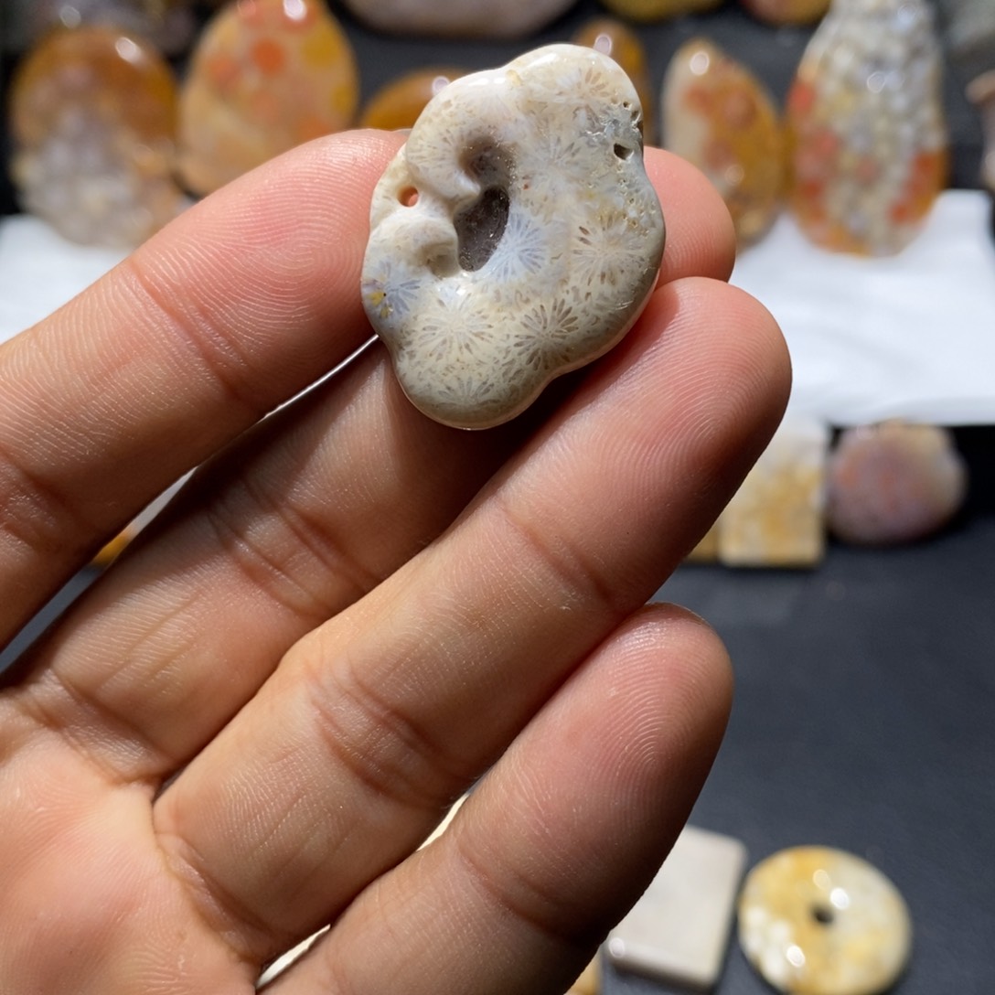 【闪购商品】硅化玉颈饰未镶嵌