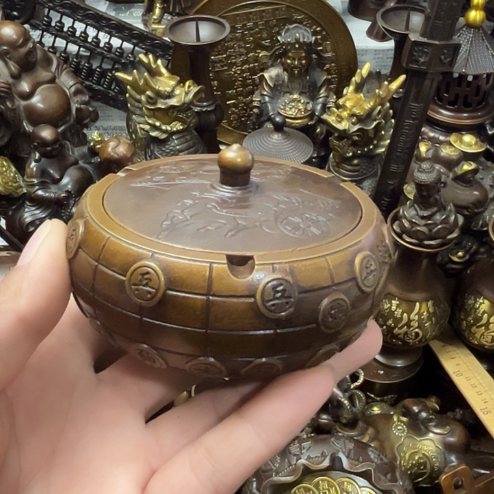 顺顺利利，铜器摆件