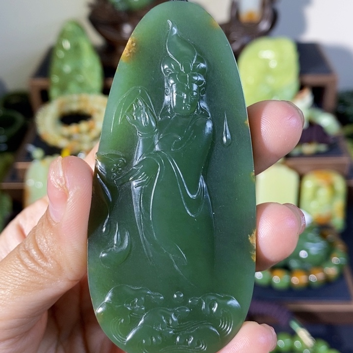 吊坠(不含链)未镶嵌和田玉冬**阳