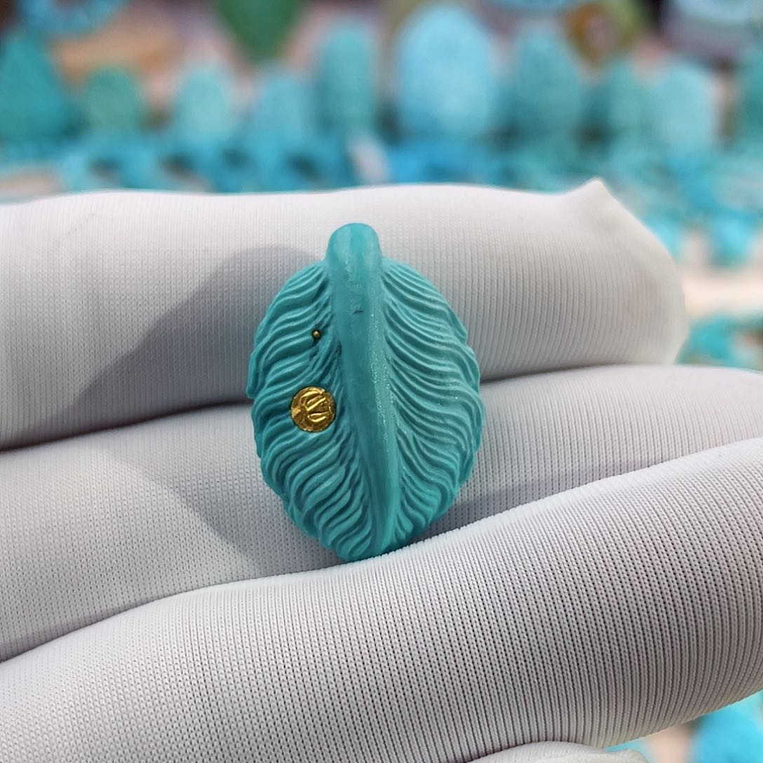 绿松石珠宝奇石未镶嵌