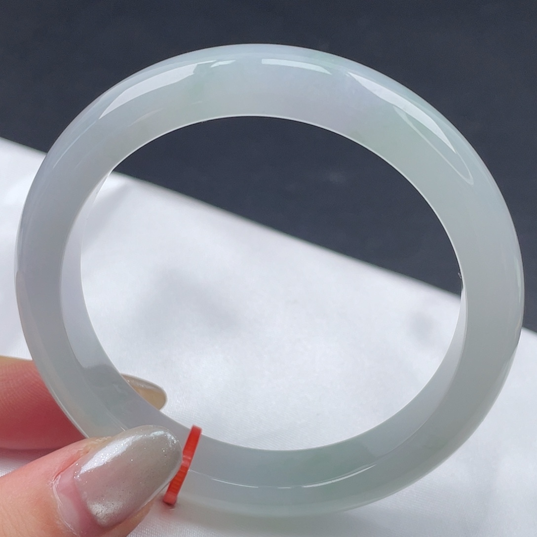 翡翠未镶嵌手镯57圈口