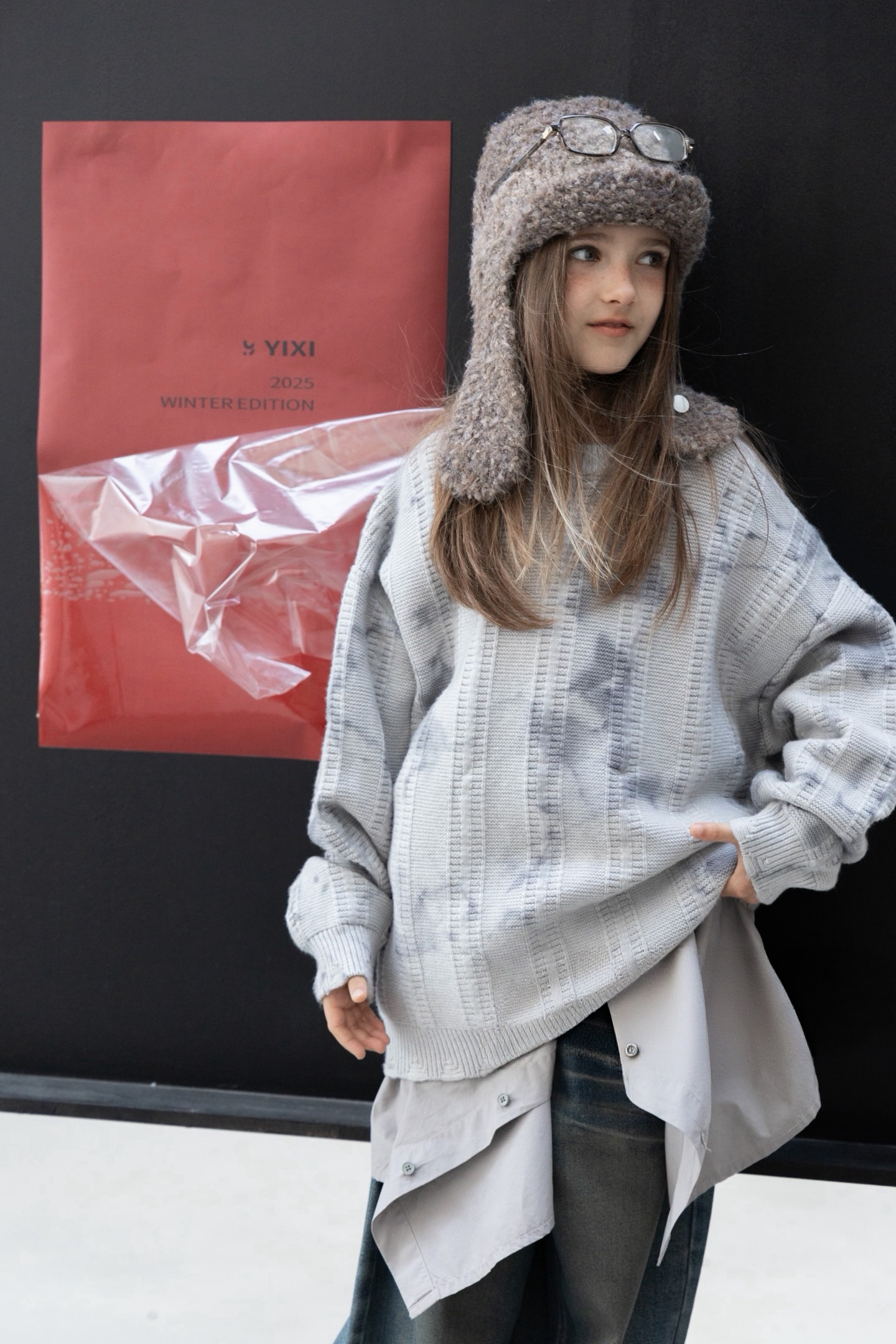 【山屿】中大童加绒运动户外百搭休闲潮流韩版毛衣（770119）