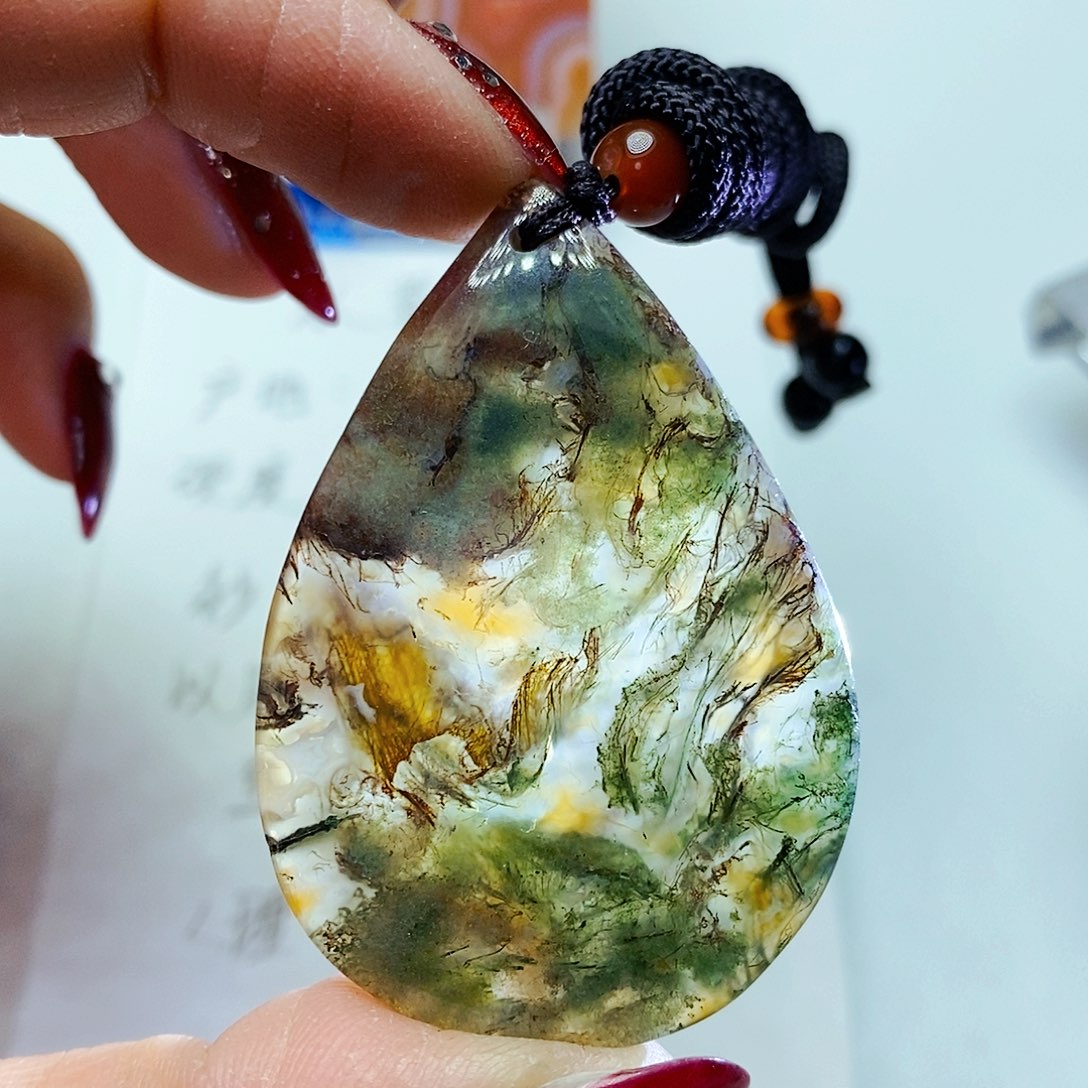 玛瑙/玉髓颈饰未镶嵌段*