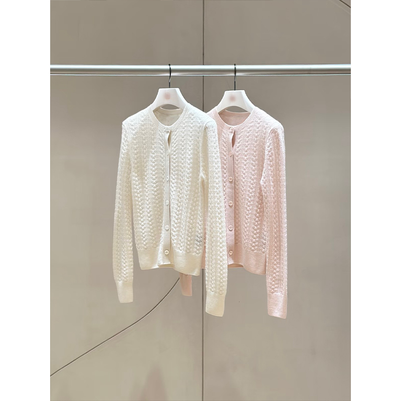 DRH原单非市面货！定染baby绒针织开衫 T833