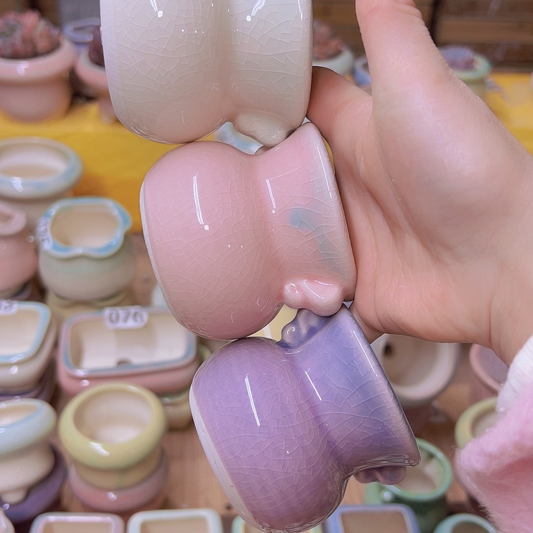 红陶陶瓷花盆当场满12包邮