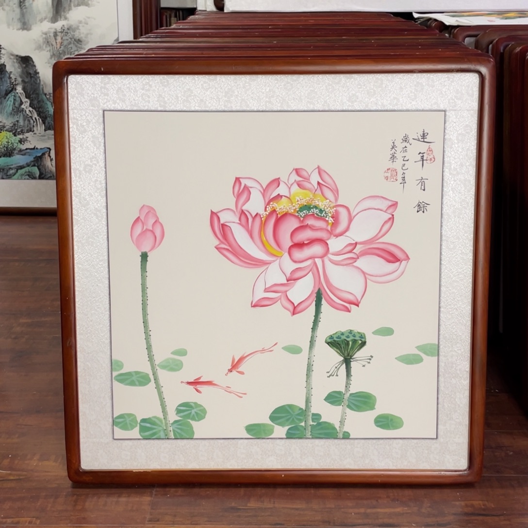 国画带框尺寸63*63厘米