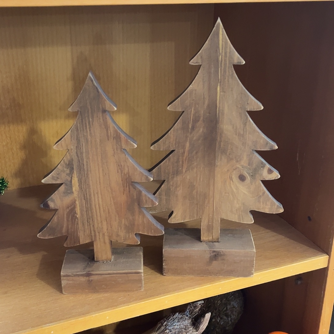 木两个摆件摆件摆件