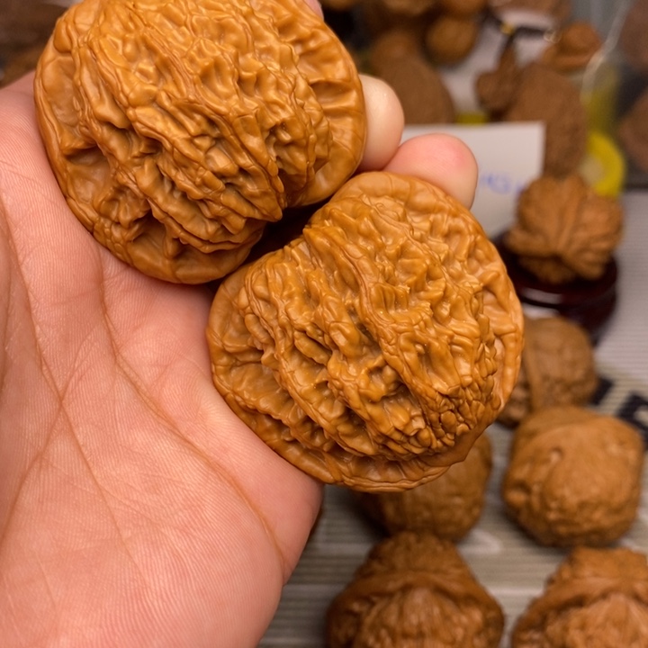 吊坠文玩核桃虎头44