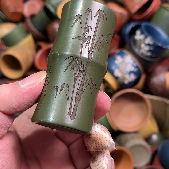 紫砂茶杯全手工紫砂主人杯