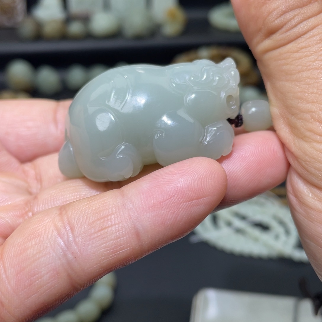 和田玉挂件未镶嵌密*