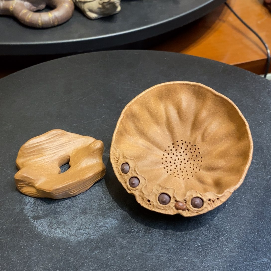 紫砂茶宠莲蓬茶漏