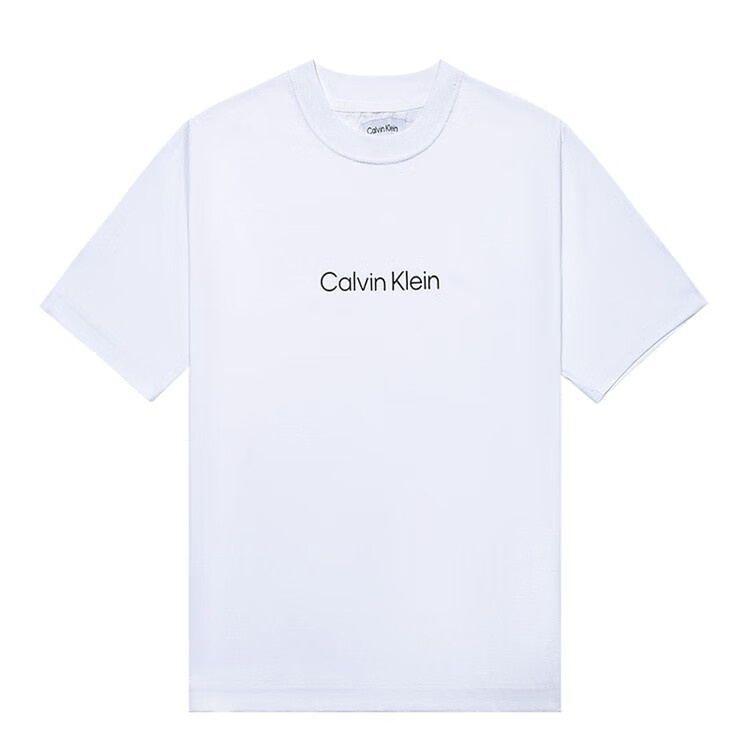 Calvin Klein/卡尔文·克雷恩重磅t恤男夏季宽松男士短袖 香港直邮