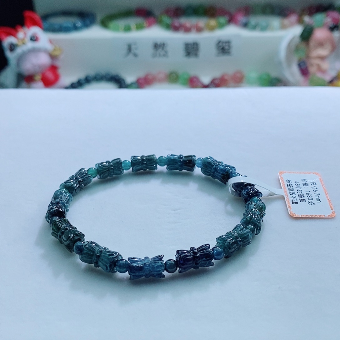 手链未镶嵌碧玺6.7mm左右