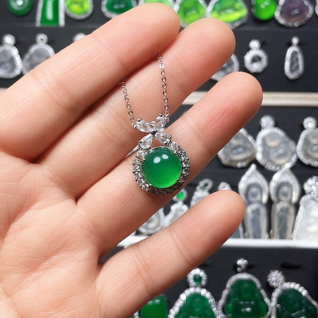 玛瑙/玉髓颈饰合金