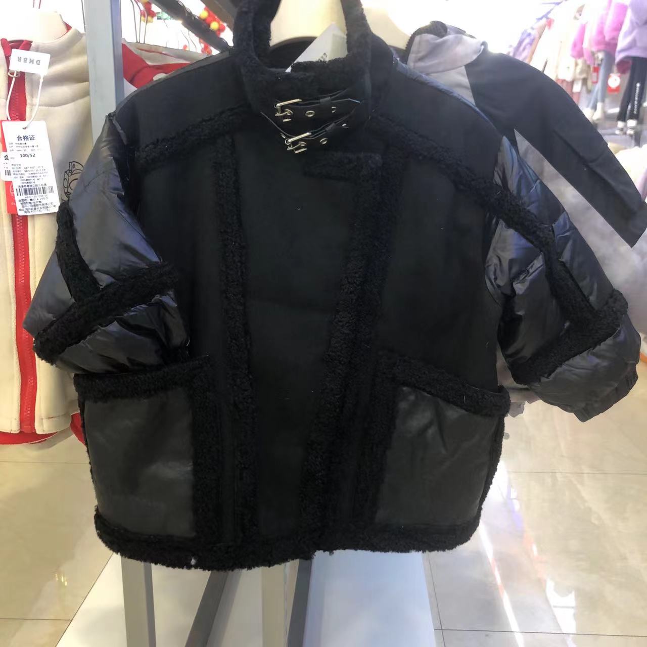 0020儿童拼接冬季羽绒服
