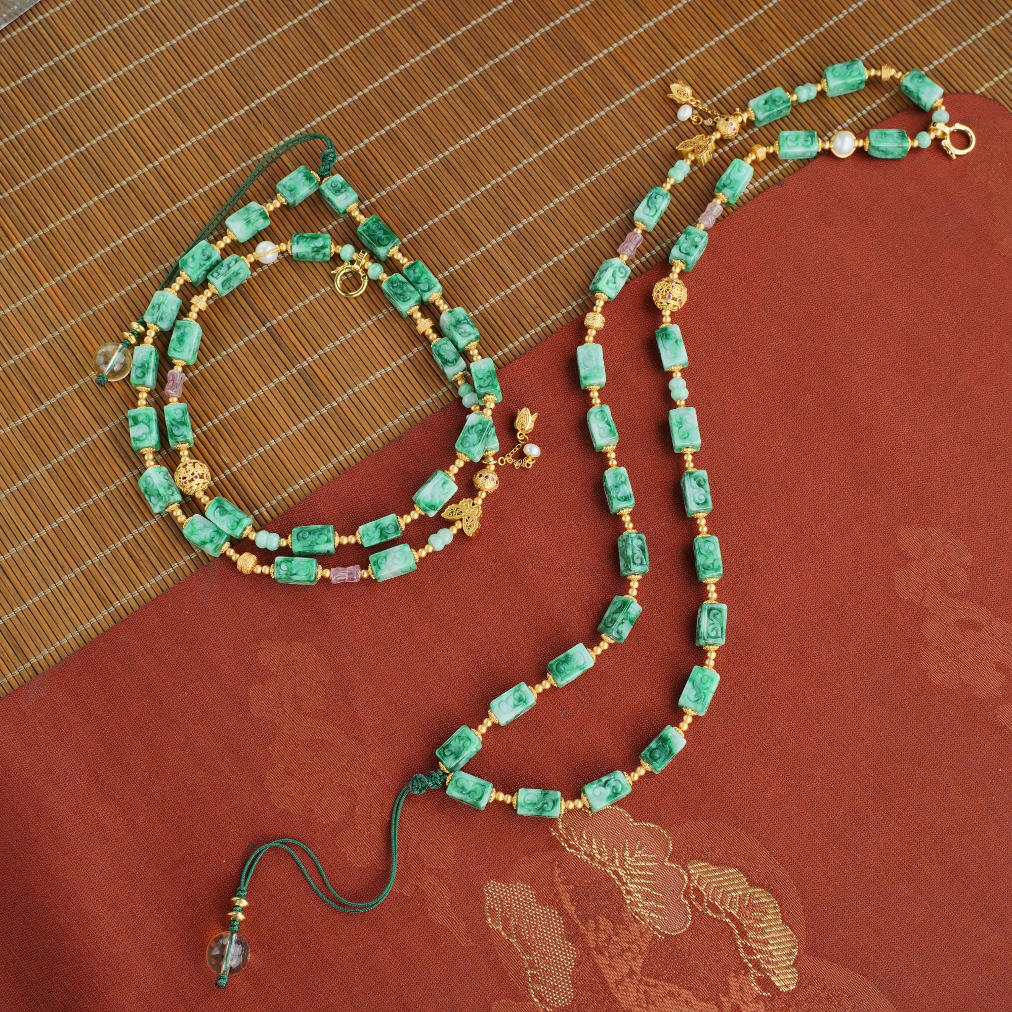 R*蝴蝶翡翠方块万能链@ZMG14120302@多样性发其一