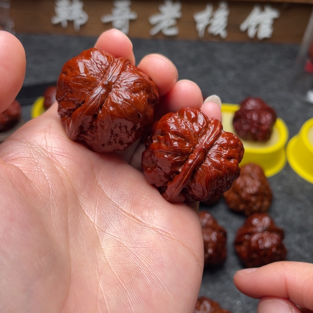 文玩核桃吊坠文玩核桃 手把件 一帆风顺 34