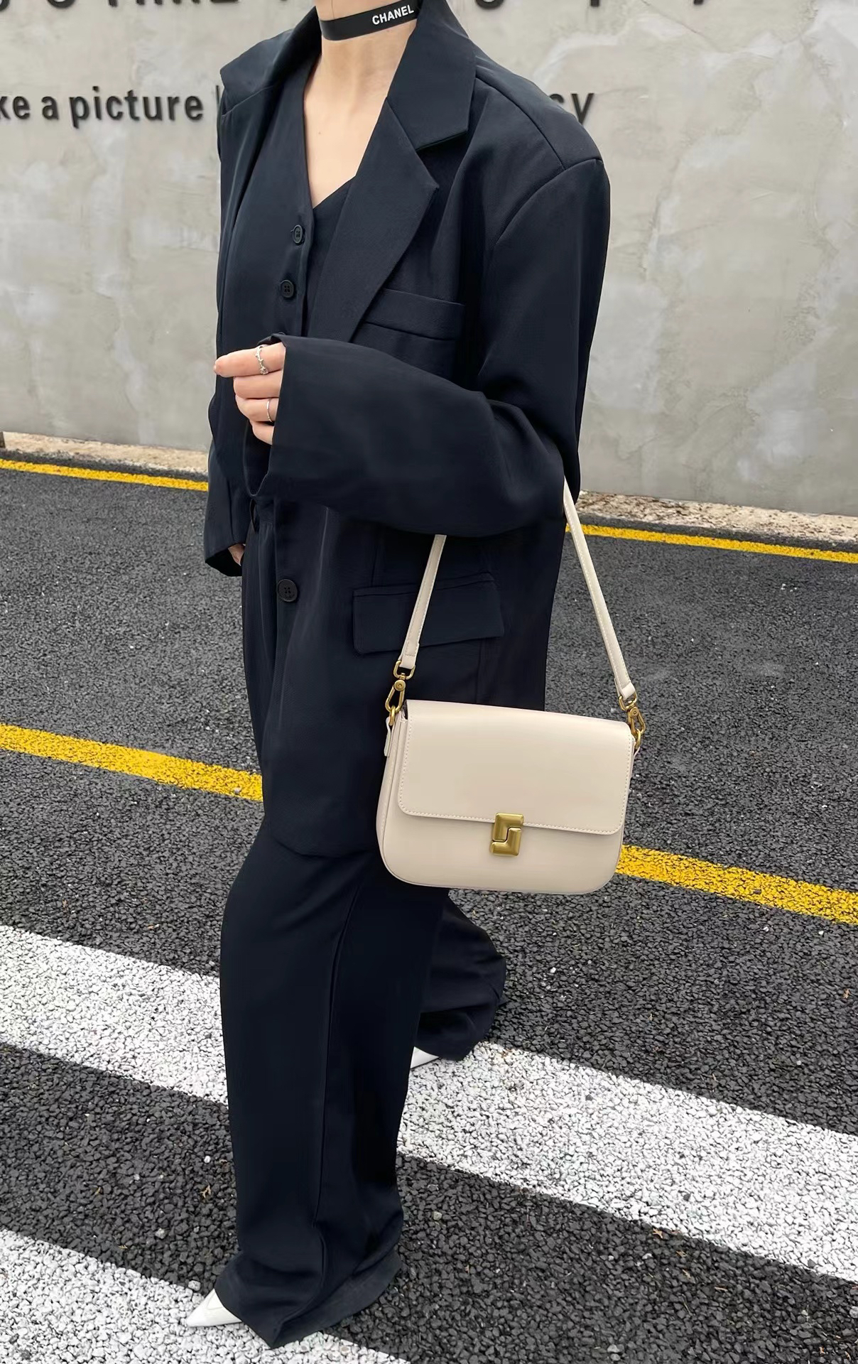 【安然优选】韩系简约时尚百搭单肩斜挎真皮通勤豆腐包气质轻奢