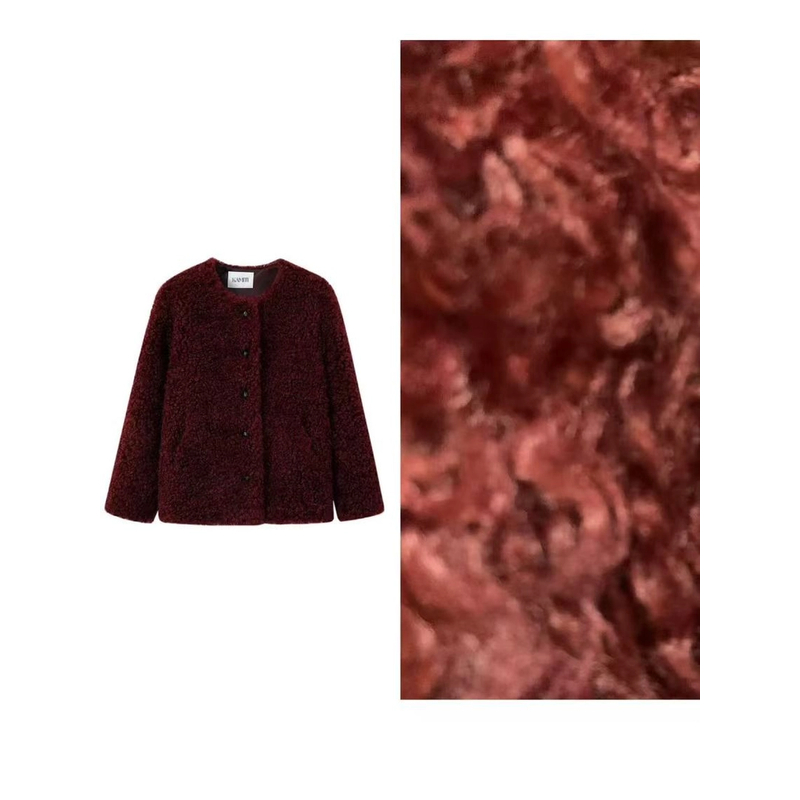 【车厘子】2024秋冬季重工松弛感编织混纺时尚轻奢慵懒风小香风外套