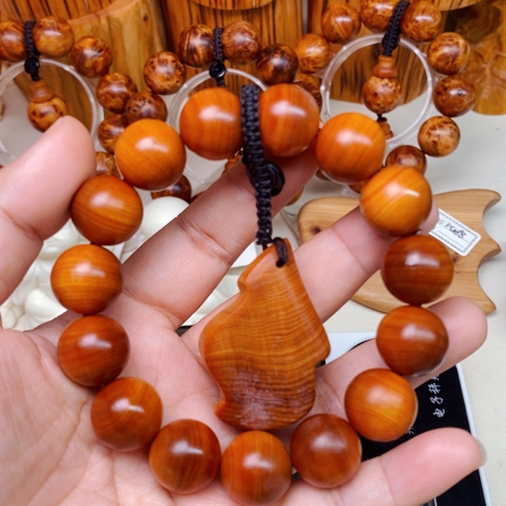 柏木（崖柏）手串1.5。50