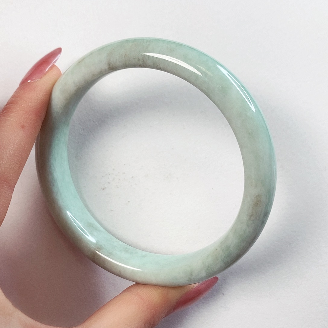 蓝田玉（蛇纹石化大理石玉）手镯未镶嵌