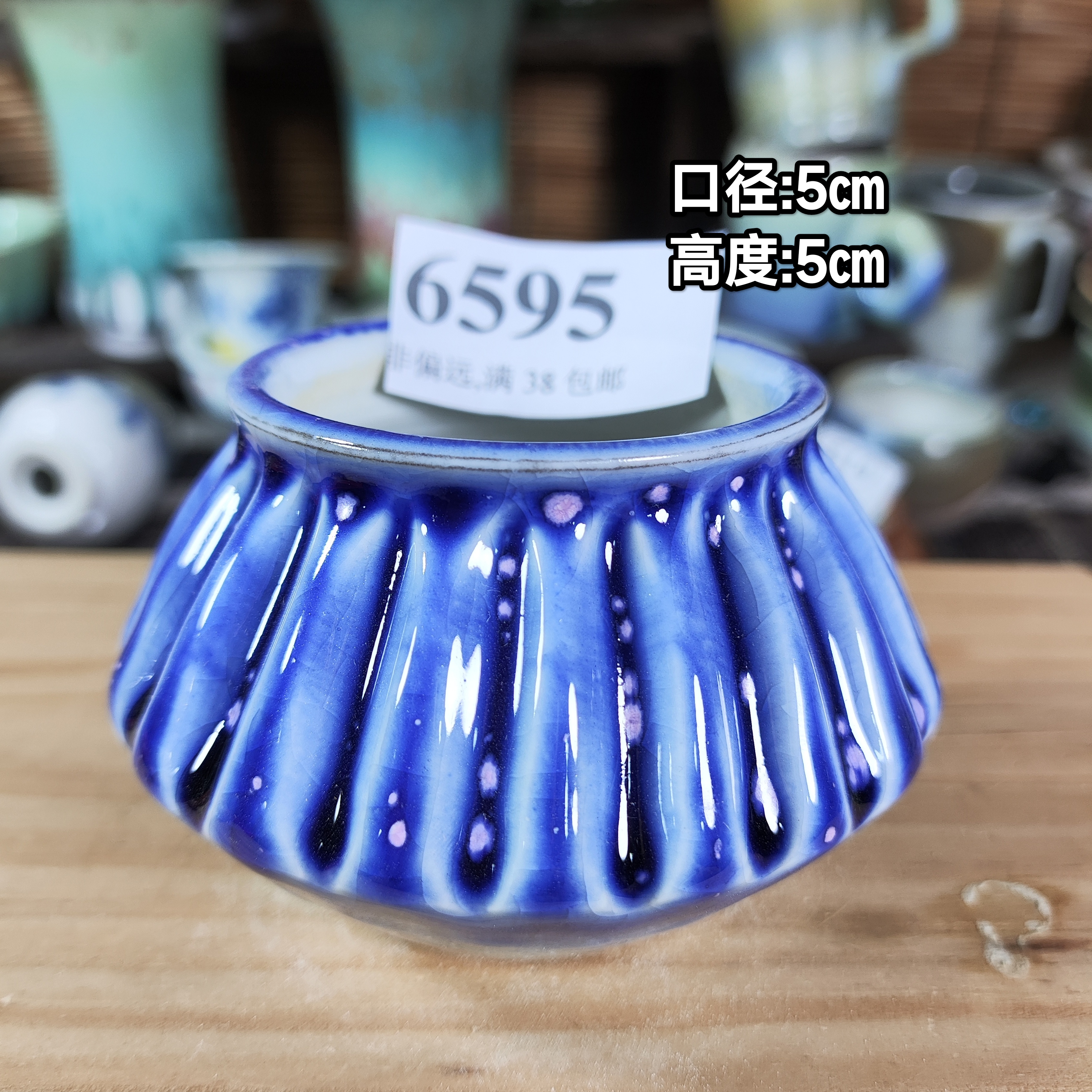 手工创意多肉花盆摆件迷你多肉花盆景德镇纯手工制做