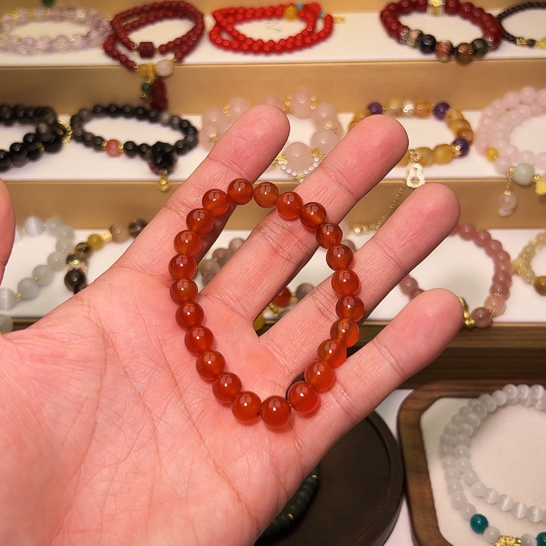 玛瑙/玉髓手串未镶嵌