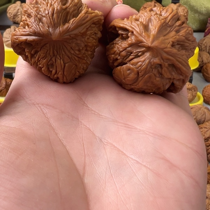 文玩核桃吊坠39尺全品无修麦穗虎头蛇头