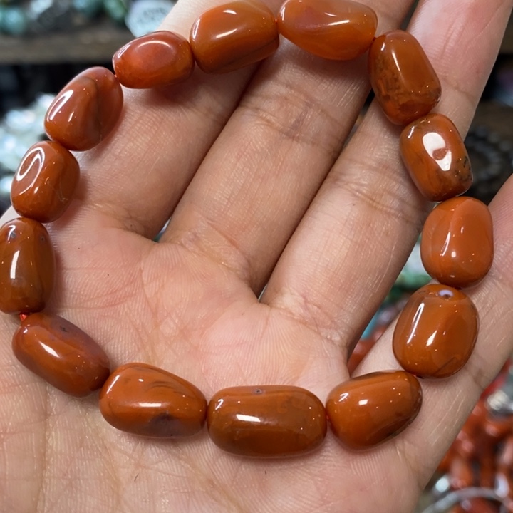 南红玛瑙手链未镶嵌荼*