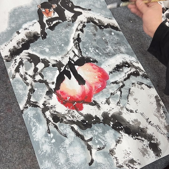 国画周大拙国画作品