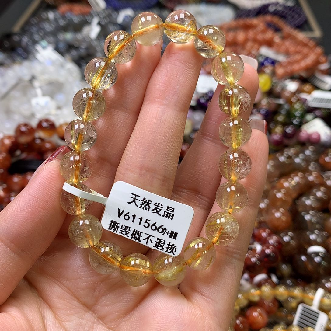 水晶手链未镶嵌，