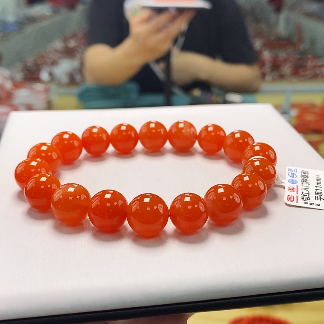 南红玛瑙11.5mm（多样性发一）未镶嵌