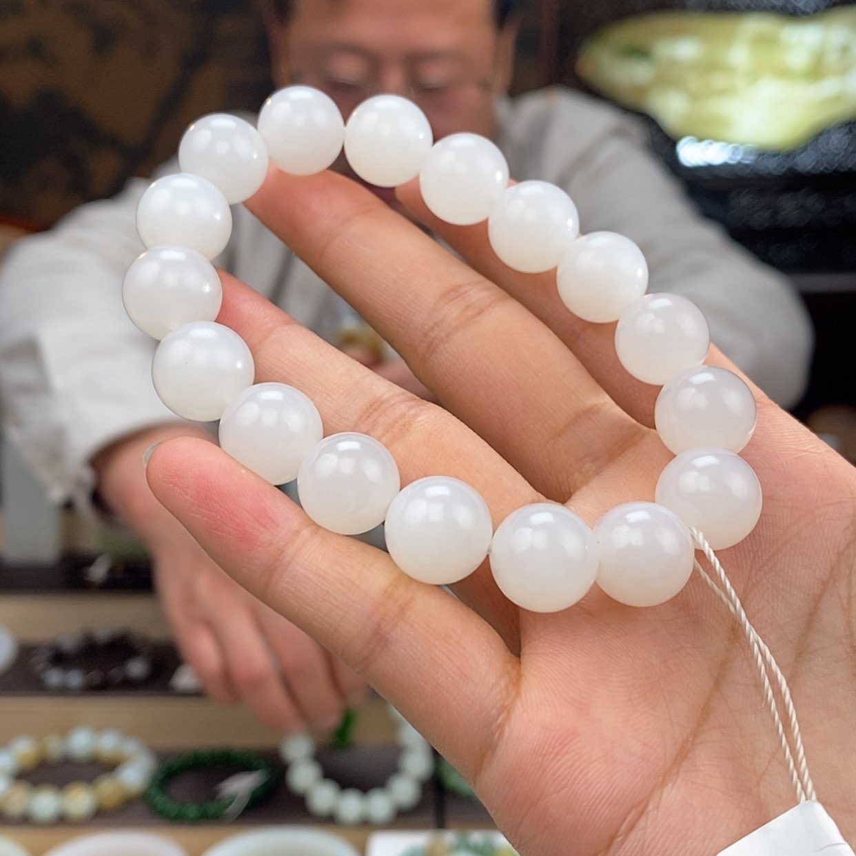 【闪购商品】和田玉手串未镶嵌