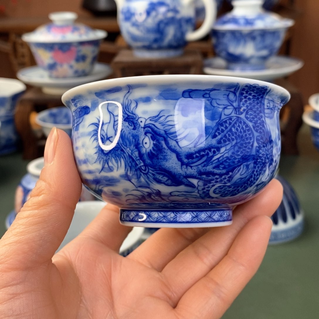 杯景德镇陶瓷手工手绘