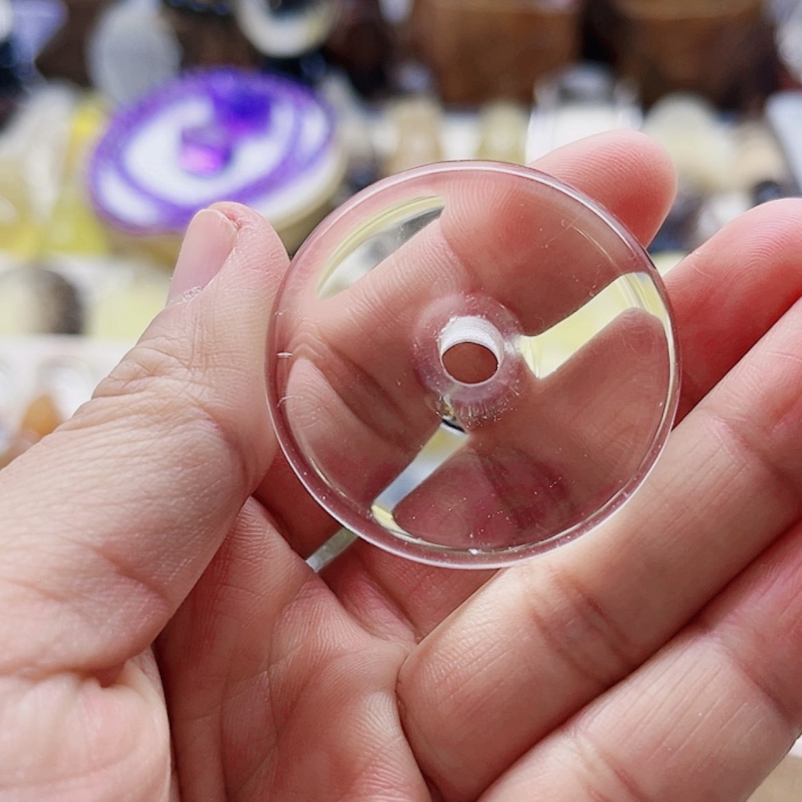 【闪购商品】水晶平安扣未镶嵌